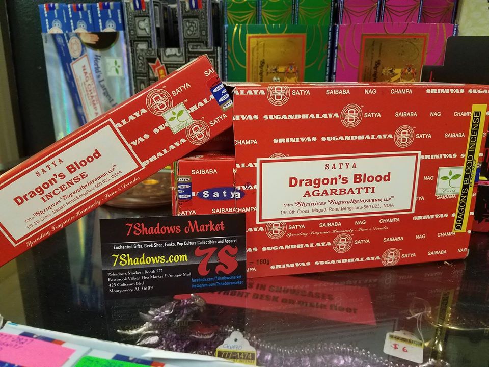 Satya Dragon's Blood hand rolled incense : imported from India