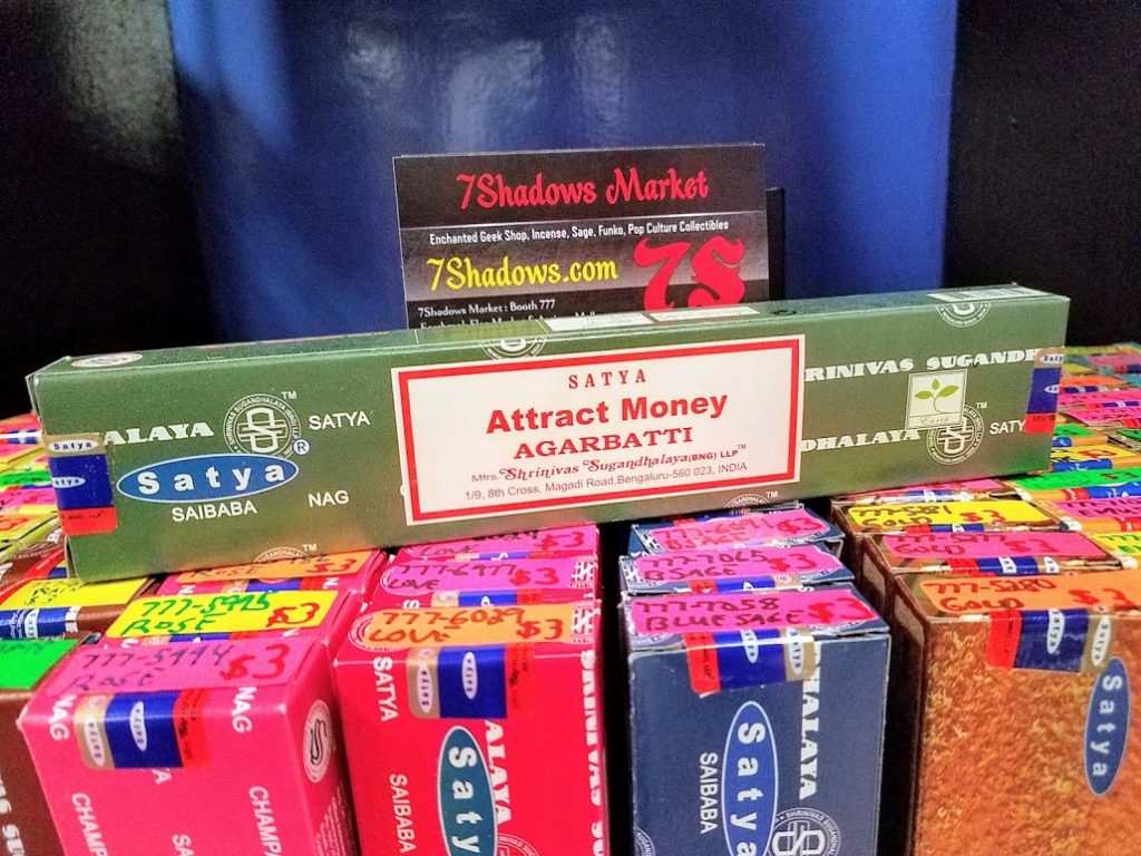 Satya Attract Money hand rolled incense : imported from India