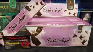 <span style="color: yellow;">Dark Angel</span><br>
Violet, Frankincense, Bergamot Dark Angel (Soul Sticks)