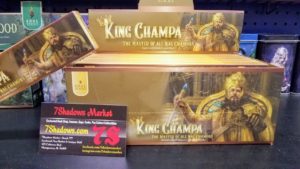 <span style="color: yellow;">King Champa</span><br>
Sandalwood, Jasmine Sambac & Oudh, Citrus King Champa (Soul Sticks)