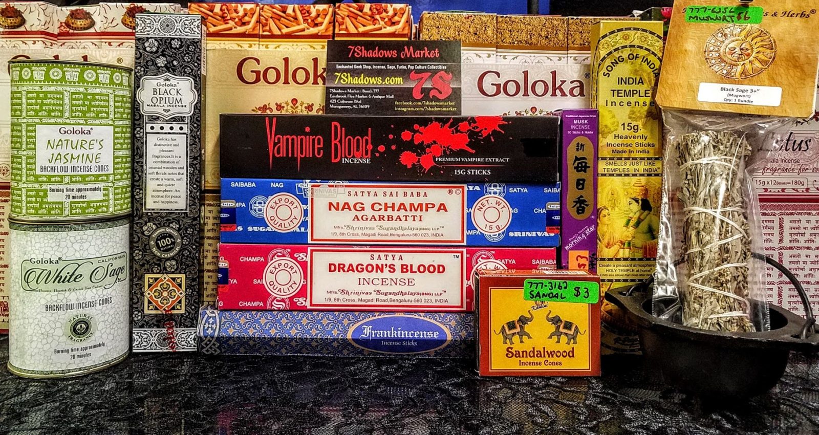 We carry incense that adds balance to your daily life.