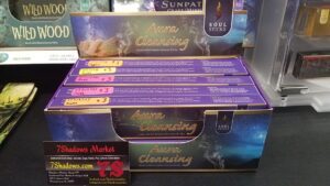 <span style="color: yellow;">Aura Cleansing</span><br>
Peony, Tuberose, Magnolia Soul Sticks Aura CLeansing