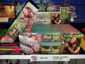 <span style="color: yellow;">Black Sage</span><br>
Mugwort, Eucalyptus, Lemon Balm Soul Sticks Black Sage