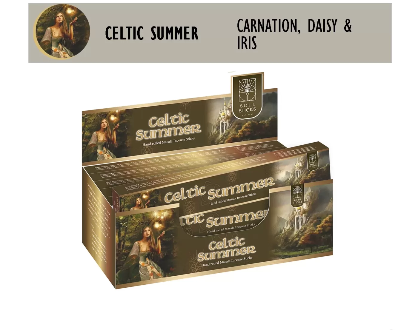 Soul Sticks Celtic Summer Incense